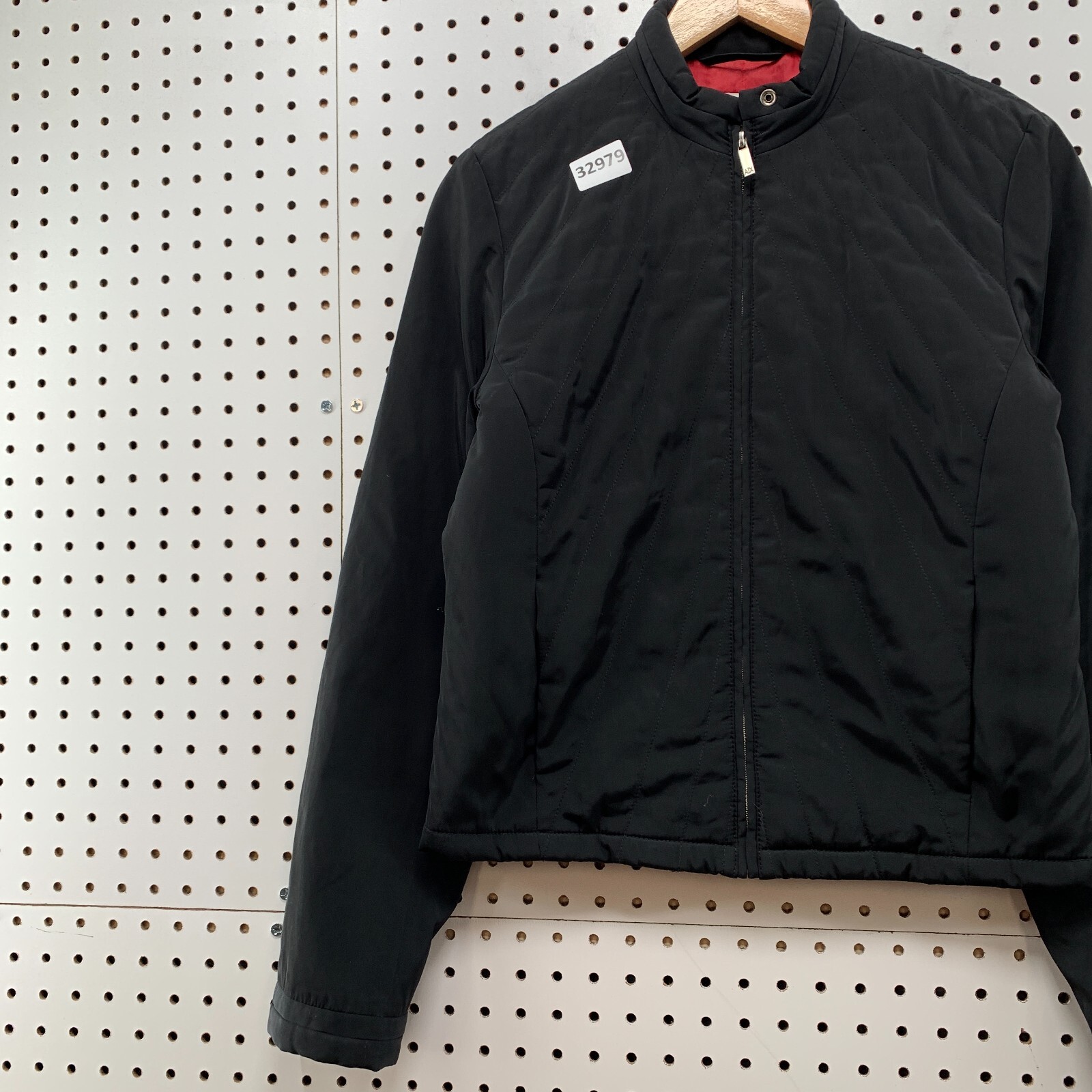 Armani Exchange Black Basic Jacket Womens Small D… - image 3