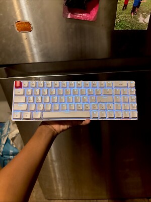 Very Used Dirty (cleanable) (hot Swapable) Red Switch AJazz Keyboard | eBay