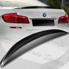 For 2011-2016 BMW 5-Series Sedan F10 M5-Style Carbon Fiber Rear Trunk Spoiler