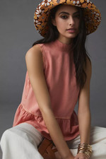 Anthropologie Cloth &amp; Stone Tie Back Tank S