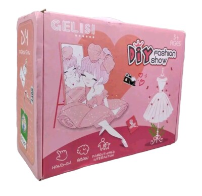 Gelisi DIY Fashion Show, Fashion Clothing Designer Kit for Kids