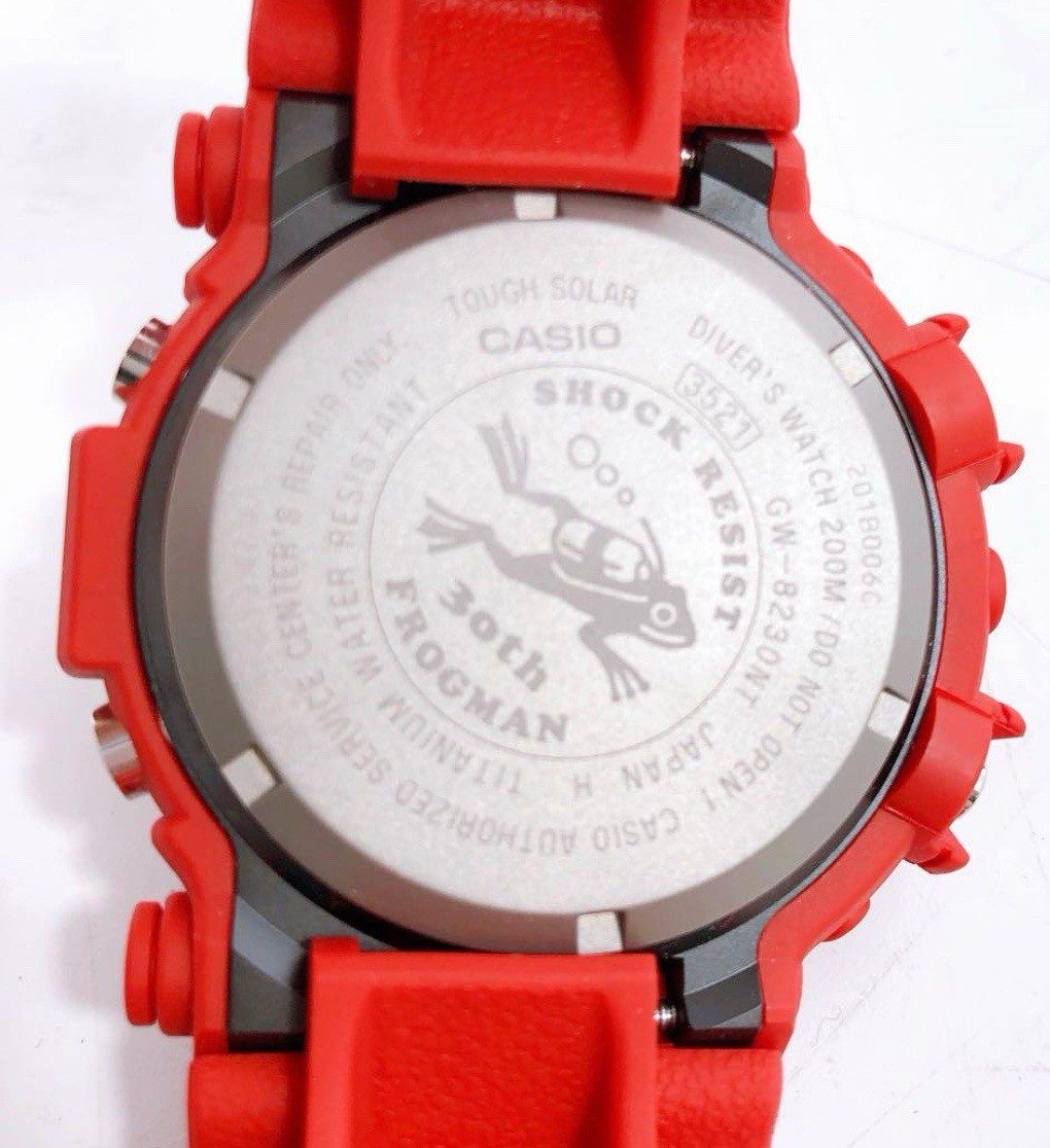 CASIO G-SHOCK GW-8230NT-4JR Frogman 30th Anniversary Red Watch