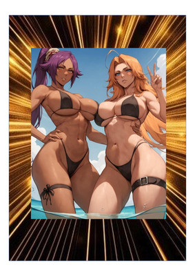 Yoruichi Shihouin Rangiku Matsumoto Bleach Custom Waifu Anime ACG Goddess Card