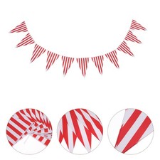 Multi Color Circus Carnival Paper Banner for Party Decoration Festive Flags
