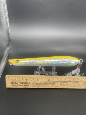 Strike Pro Surf Pro Round Bottom Pencil Popper Topwater Tuna Popper Fishing Lure