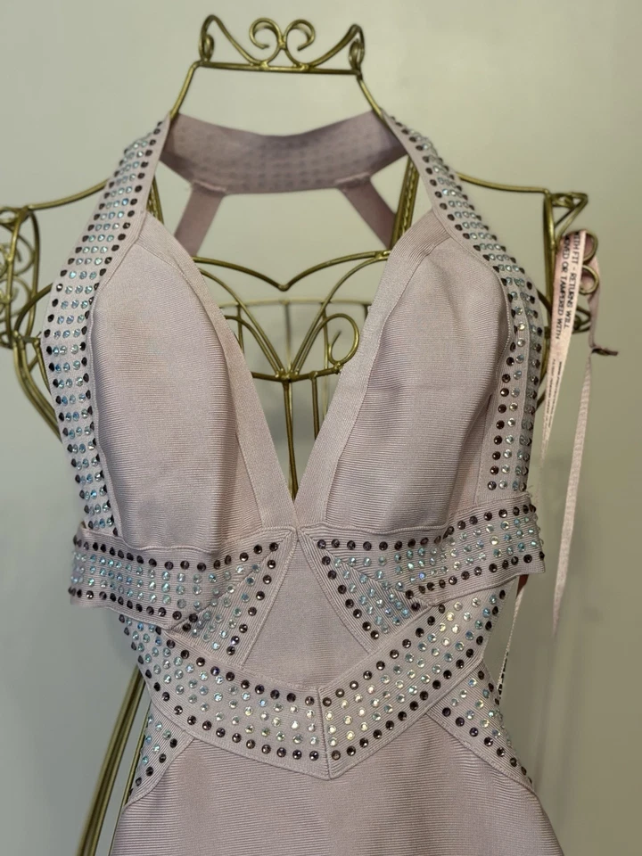 Celeb Boutique Women's Bodycon Bandage Dress Size 8/10 - Image 2 of 4