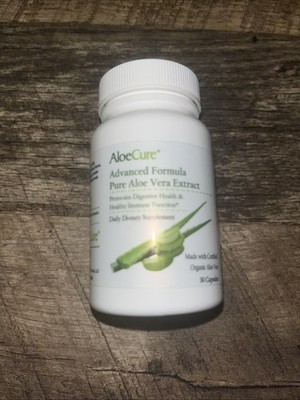 AloeCure Advanced Formula Aloe Vera Capsules, Twice Daily, 30-Pack