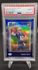 2024 Panini Donruss Optic - Drake Maye ROOKIE PSA 8 Blue Hyper Prizm (RC)