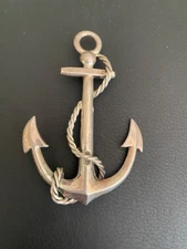 Vintage  Silver Tone Anchor Brooch/Pin