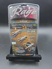 Rage R38400 Hypodermic NC Crossbow 125 Grin Broadhead - Set of 3
