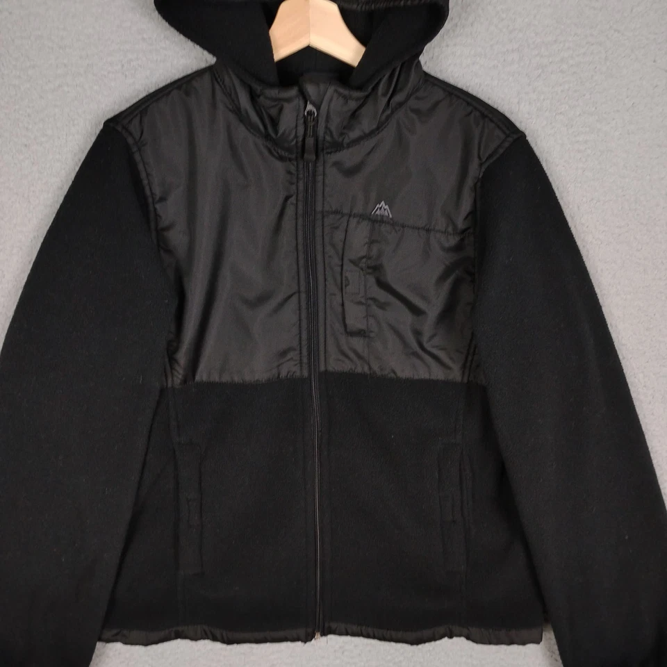 Snozu Jacket Womens XL Black Fleece The Platinum Collection Full Zip Hooded Cozy - Image 4 of 4