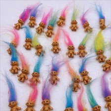 Vintage Troll Doll Lucky Figure Cute Mini Collectible Party Favor Toy Gift AU