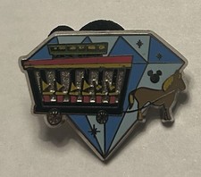 Disneyland - Horse Drawn Street Car - Diamond Attractions - Hidden Mickey Pin