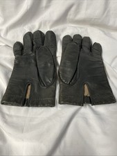 Vintage Daniel Hays Deer Skin Driving Gloves With Knit Wool Lining Large