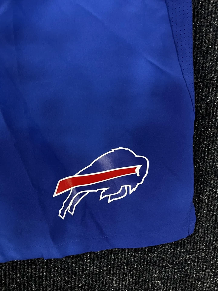 Pantalones Cortos Buffalo Bills Para Hombres 3XL Azul NFL Fútbol Nike Dri Fit Ropa de Campo Foto 2 de 4