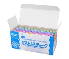 Nihon Rikagaku Industry Dustless Chalk 6 colors 72pieces DCC-72-6C Japan 191076