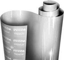 VViViD Ultra Gloss Silver Metallic Vinyl Car Wrap Premium 1ft x 5ft,