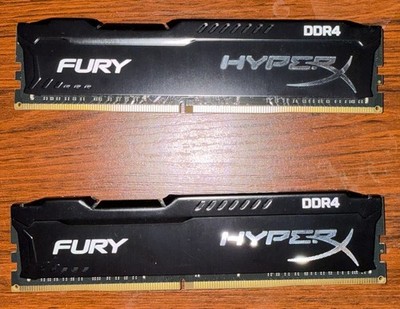 Kingston HyperX Fury HX424C15FB2K2/16 16GB Pair DDR4-2400  1.2v