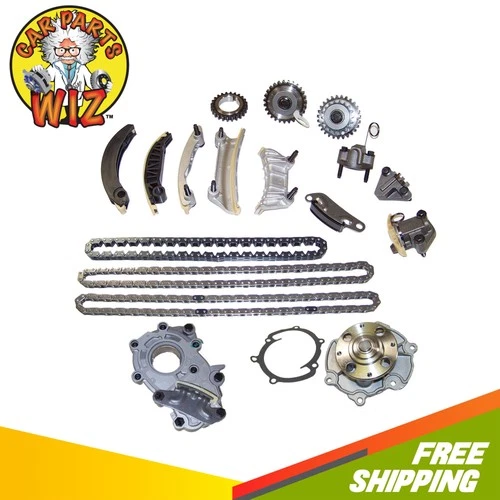 Engine Timing Chain Kit Water Oil Pump Fits 04-07 Saturn Suzuki 2.8L 3.6L N36A
