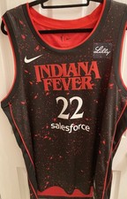 NWT XL INDIANA FEVER #22 CAITLIN CLARK STRANGER THINGS REBEL JERSEY NIKE