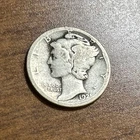 1921 P Mercury Silver Dime