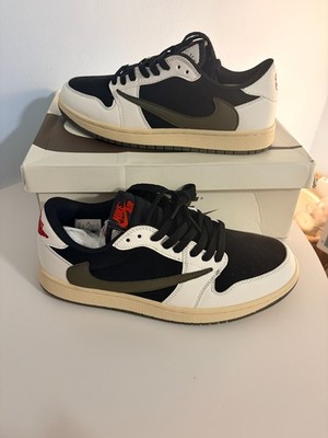 Jordan 1 Retro Low OG SP Travis Scott Olive Size 44