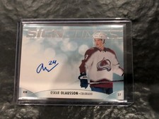 2023-24 UD SP Authentic Oskar Olausson Sign of the Times Auto Autograph #SOTT-OO