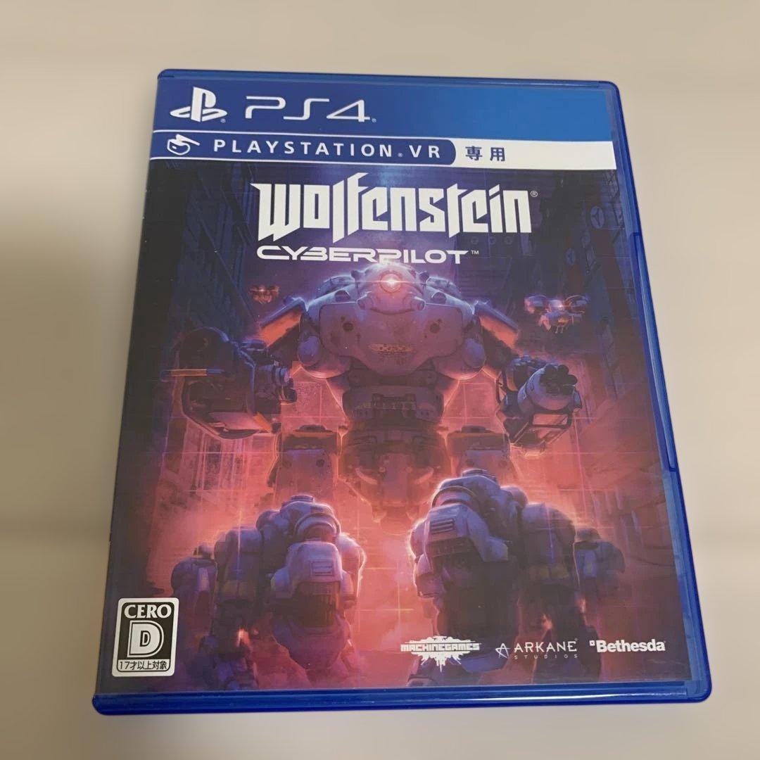 Wolfenstein Cyberpilot Sony PlayStation4 Tested and Working JPN ver Used Case