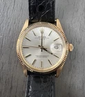 ROLEX Oyster Perpetual Date 1503 Solid 14K Gold 1575 Movement (1979) 34MM