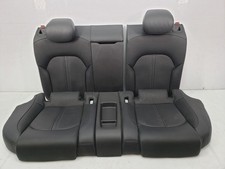 14-18 Oem Audi Rs7 Rear Lower Upper Seat 2nd Row Black Leather Set