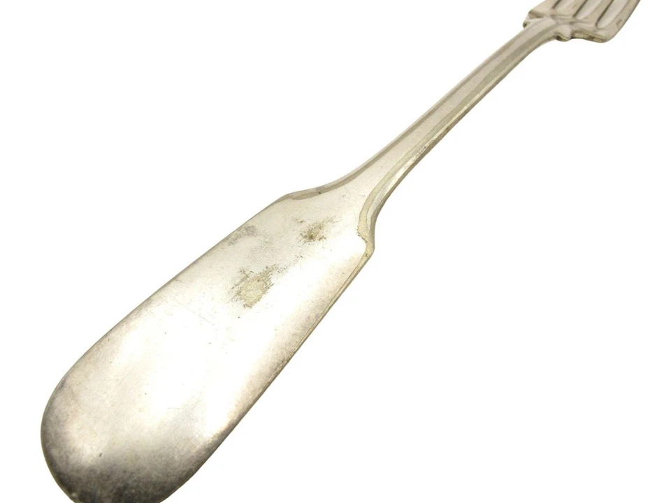 Antique 1910s Silver Plate Fork – GES 40 Marked Flatware English Silverware - Image 3 of 4