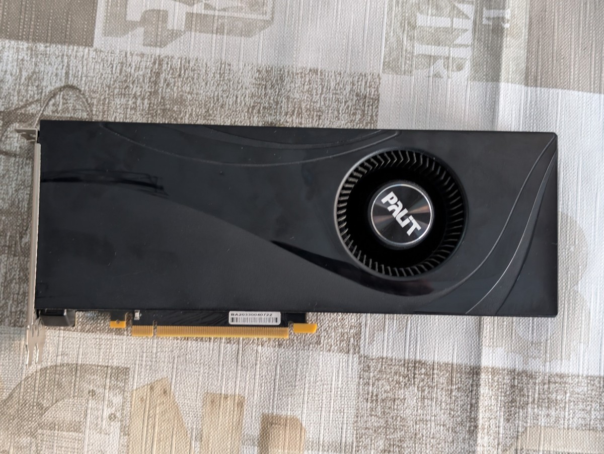 Palit RTX 2070 8GB GDDR6 GPU – Blower Style Cooling, Reliable