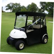 Golf Cart Enclosure 2 Passenger, Golf Cart Rain Cover Waterproof Dual Zipper
