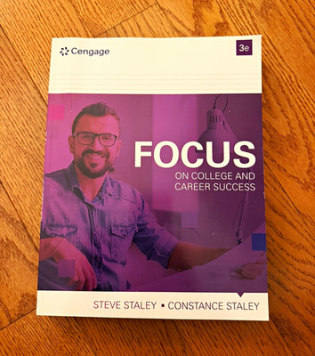 FOCUS on College and Career Success 3rd Edition Staley (Paperback)