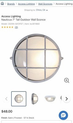 Access Lighting Exterior Wall Mount Model 20294