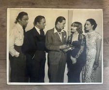 HOLLYWOOD WILLIAM POWELL + CAROLE LOMBARD BEHIND SCENES 1930s ORIG PHOTO XXL