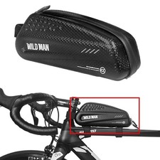 Borsa telaio anteriore Wildman MTB mountain bike impermeabile tubo superiore borsa bicicletta