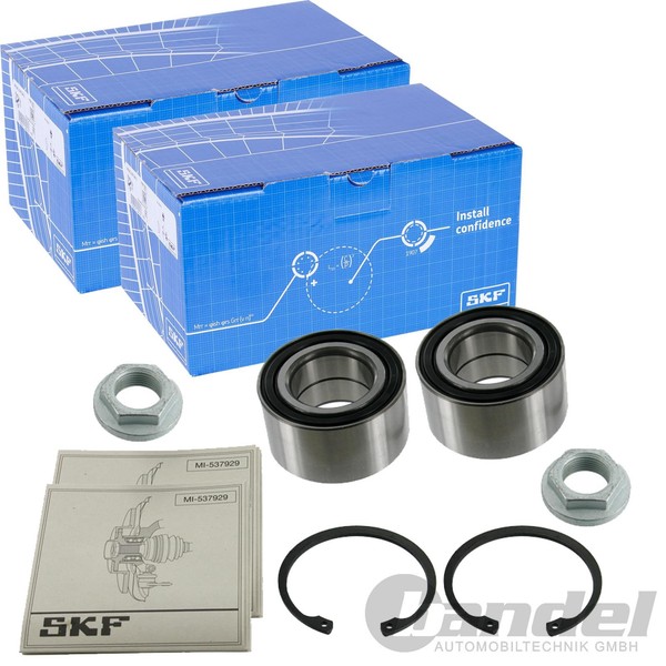2X SKF Radlagersatz Hinten Passend FüR BMW 3Er Compact (E36) Z3 Roadster (E36)-image