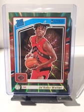 2024 PANINI DONRUSS 231 JA'KOBE WALTER HOLO GREEN LASER RATED ROOKIE 