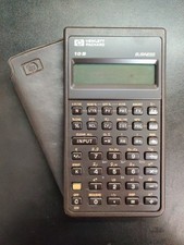 HP Hewlett Packard 10B Business Financial Calculator With Case Vintage 1987