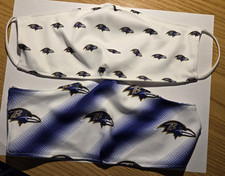 NFL Baltimore Ravens Logo Face Masks - brand new