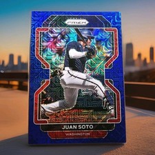 2022 Panini Prizm  Baseball Tier II Blue Mojo Prizm /199 Juan Soto #117