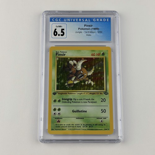 Pinsir (1st Edition) graded CGC 6.5 for sale on eBay