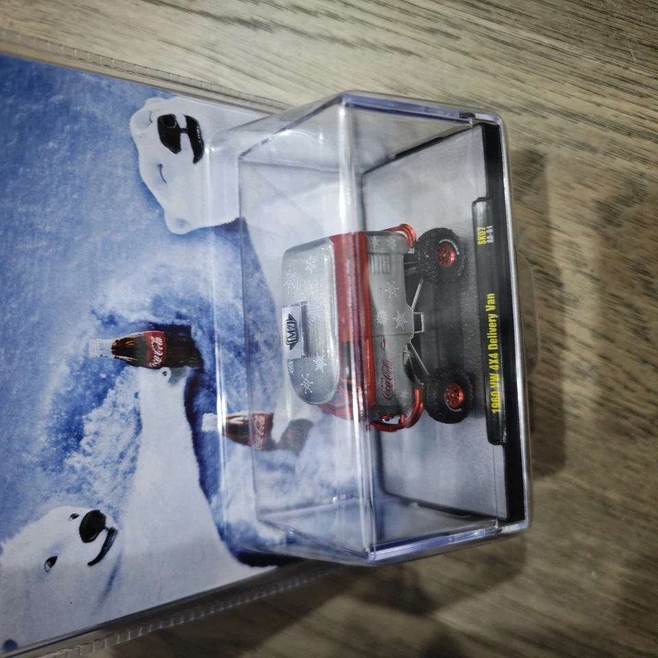 M2 Machines Raw Chase Coca-Cola coke 1960 VW 4x4 Delivery Van big foot  - Image 3 of 4