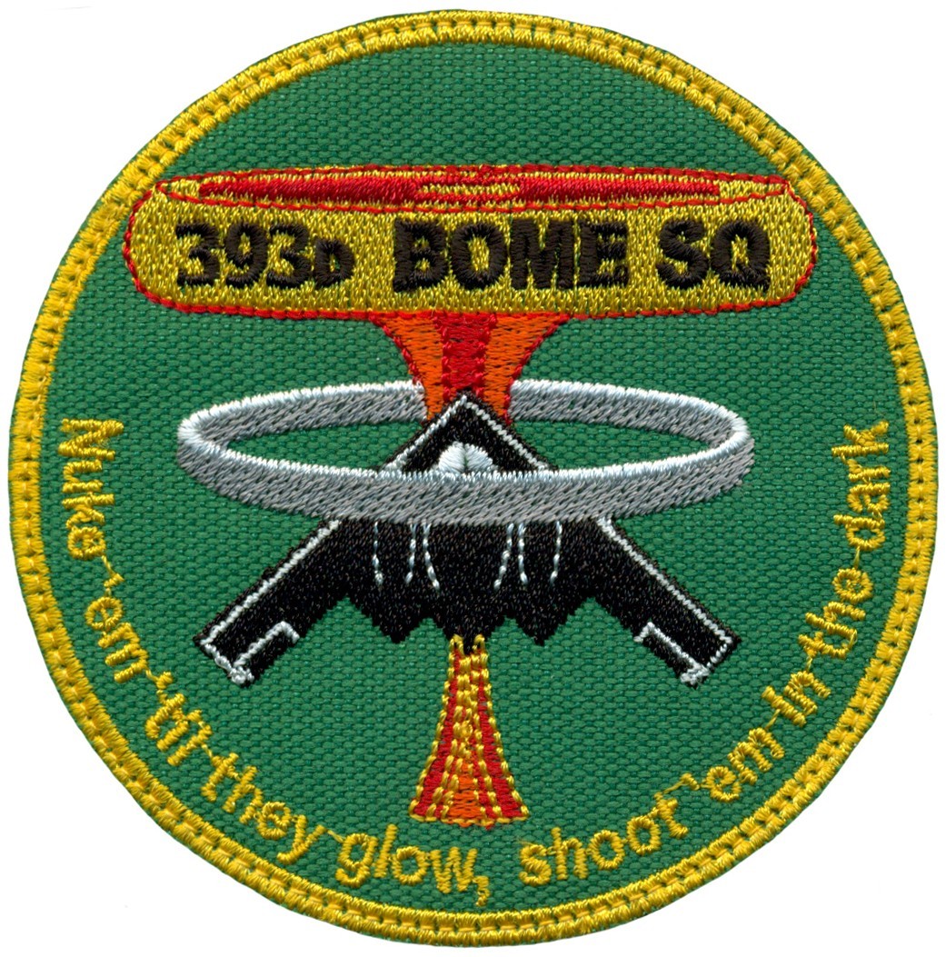 USAF 393EBS B-2パッチ　3点セット USAF 393d BOMB SQUADRON – B-2 – NUKE EM TILL THEY GLOW…. PATCH | eBay