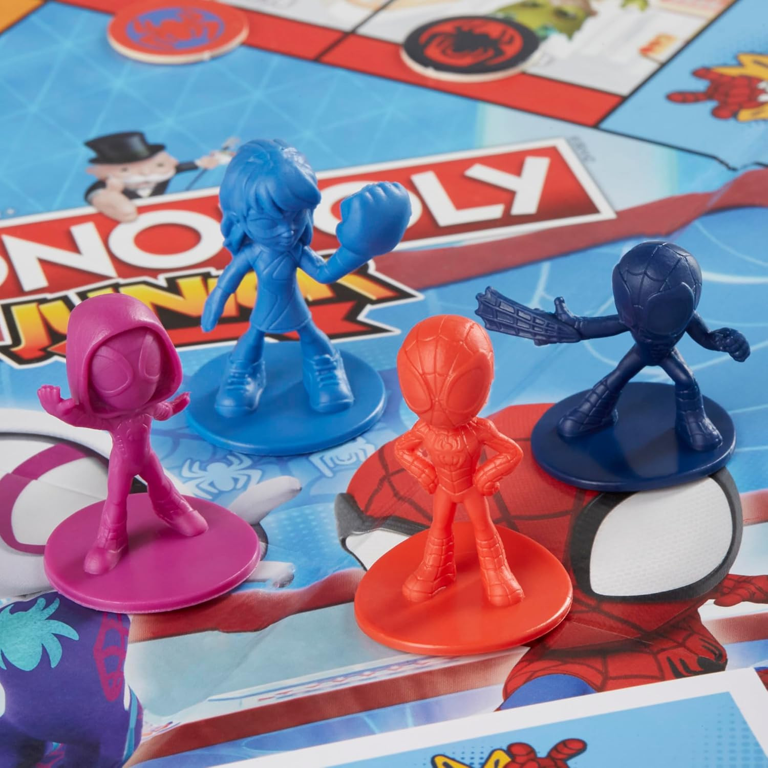 Monopoly Junior: Marvel Spidey and His Amazing Friends Edition Board Game for Ki