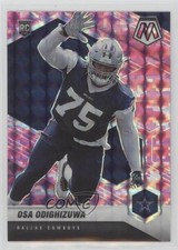 2021 Panini Mosaic Rookies Pink Camo Mosaic Prizm Osa Odighizuwa #360 0hx0