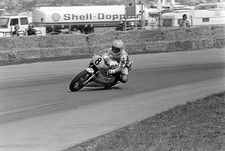 Takazumi Katayama on track on his Yamaha YZR500 Austrian 500cc Mot- Old Photo