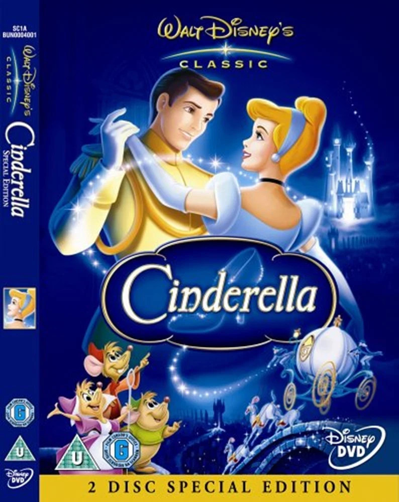 DISNEY'S Cinderella DVD, New, FREE POST