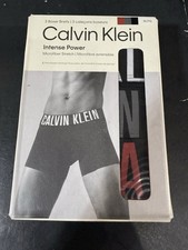 Calvin Klein Intense Power 3-Pack Microfiber Stretch Boxer Briefs XL Multicolor
